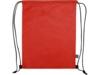 Рюкзак-мешок Reviver из нетканого переработанного материала RPET (красный)  (Изображение 4)