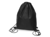 Рюкзак-мешок Reviver из нетканого переработанного материала RPET (черный)  (Изображение 1)