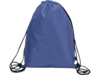 Рюкзак-мешок Reviver из нетканого переработанного материала RPET (синий)  (Изображение 2)