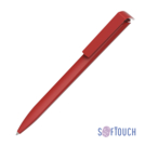 Ручка шариковая TRIAS SOFTTOUCH (красный)