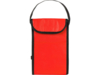 Сумка-холодильник Reviver на липучке из нетканого переработанного материала RPET (красный)  (Изображение 3)