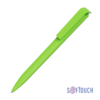 Ручка шариковая TRIAS SOFTTOUCH (зеленое яблоко) (Изображение 1)