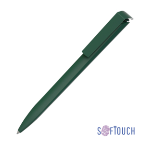 Ручка шариковая TRIAS SOFTTOUCH (темно-зеленый)