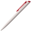 Ручка шариковая Senator Dart Polished, бело-красная (Изображение 2)