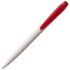 Ручка шариковая Senator Dart Polished, бело-красная (Изображение 3)