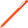 Ручка шариковая Swiper Soft Touch, неоново-оранжевая с белым (Изображение 1)
