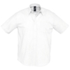 Рубашка мужская с коротким рукавом Brisbane белая, размер S (Изображение 1)