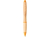 Ручка шариковая Nash из бамбука (оранжевый/натуральный)  (Изображение 2)
