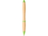 Ручка шариковая Nash из бамбука (зеленое яблоко/натуральный)  (Изображение 2)