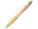 Ручка шариковая Nash из бамбука (зеленое яблоко/натуральный) 