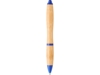 Ручка шариковая Nash из бамбука (ярко-синий/натуральный)  (Изображение 2)