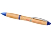 Ручка шариковая Nash из бамбука (ярко-синий/натуральный)  (Изображение 4)
