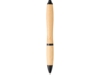 Ручка шариковая Nash из бамбука (черный/натуральный)  (Изображение 2)