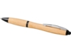 Ручка шариковая Nash из бамбука (черный/натуральный)  (Изображение 3)