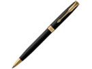 Ручка шариковая Parker Sonnet Core Matte Black GT (черный/золотистый) 