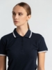 Рубашка поло женская Practice women 270 темно-синяя с белым, размер S (Изображение 5)