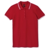  Рубашка поло женская Practice women 270, красный/белый, размер XXL (Изображение 1)