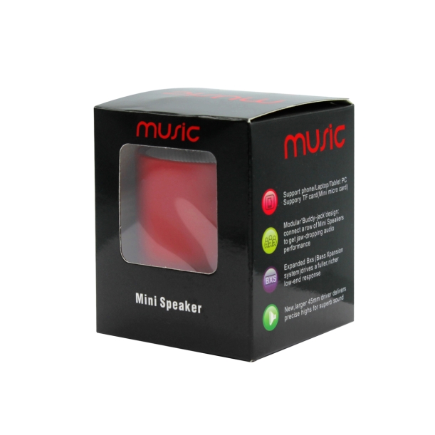 Беспроводная Bluetooth колонка Attilan (BLTS01), красный (Изображение 3)