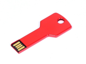 USB 2.0- флешка на 16 Гб в виде ключа (красный) 16Gb