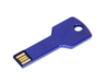 USB 2.0- флешка на 32 Гб в виде ключа (синий) 32Gb (Изображение 1)