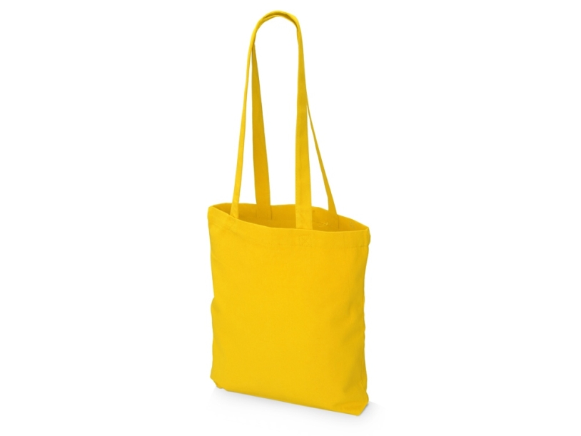 Сумка из плотного хлопка Carryme 220, 220 г/м2 (желтый)  (Изображение 2)