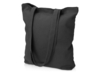 Сумка из плотного хлопка Carryme 220, 220 г/м2 (черный)  (Изображение 1)