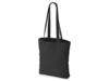 Сумка из плотного хлопка Carryme 220, 220 г/м2 (черный)  (Изображение 2)