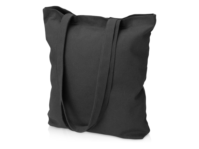 Сумка из плотного хлопка Carryme 220, 220 г/м2 (черный)  (Изображение 1)