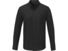 Рубашка Pollux мужская с длинным рукавом (черный) 5XL (Изображение 2)