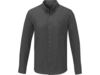 Рубашка Pollux мужская с длинным рукавом (серый стальной ) 3XL (Изображение 2)