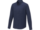 Рубашка Pollux мужская с длинным рукавом (темно-синий) 5XL