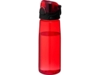 Бутылка спортивная Capri (красный прозрачный)  (Изображение 1)