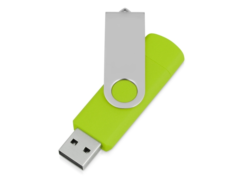 USB/micro USB-флешка на 16 Гб Квебек OTG (зеленое яблоко) 16Gb (Изображение 2)