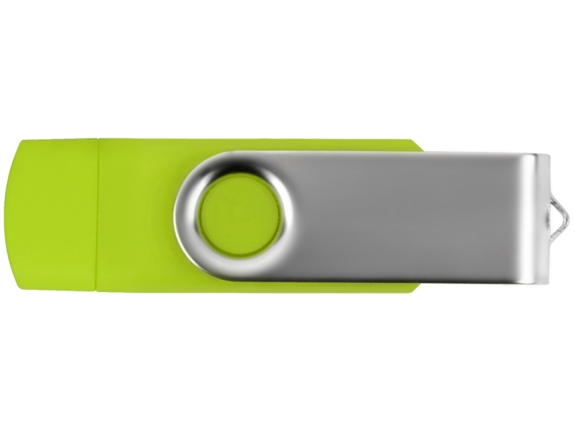 USB/micro USB-флешка на 16 Гб Квебек OTG (зеленое яблоко) 16Gb (Изображение 4)