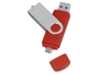 USB/micro USB-флешка на 16 Гб Квебек OTG (красный) 16Gb (Изображение 1)