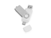 USB3.0/USB Type-C флешка на 16 Гб Квебек C (белый) 16Gb (Изображение 1)