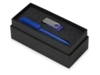 Подарочный набор Qumbo с ручкой и флешкой (синий) 8Gb (Изображение 2)