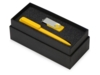 Подарочный набор Qumbo с ручкой и флешкой (желтый) 8Gb (Изображение 2)