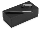 Подарочный набор Skate Mirror с ручкой и флешкой (черный) 8Gb