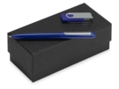Подарочный набор Skate Mirror с ручкой и флешкой (синий) 8Gb