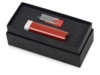 Подарочный набор Flashbank с флешкой и зарядным устройством (красный) 8Gb (Изображение 2)