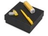 Подарочный набор On-the-go с флешкой, ручкой и зарядным устройством (желтый) 8Gb (Изображение 1)