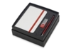 Подарочный набор Reporter Plus с флешкой, ручкой и блокнотом А6 (красный/красный) 8Gb (Изображение 2)