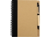 Подарочный набор Essentials с флешкой и блокнотом А5 с ручкой (черный/натуральный) 8Gb (Изображение 9)