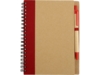 Подарочный набор Essentials с флешкой и блокнотом А5 с ручкой (красный/красный/натуральный) 8Gb (Изображение 9)
