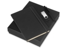 Подарочный набор Vision Pro Plus soft-touch с флешкой, ручкой и блокнотом А5 (черный) 8Gb