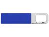 USB-флешка на 16 Гб Hook с карабином (синий/серебристый) 16Gb (Изображение 2)