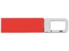 USB-флешка на 16 Гб Hook с карабином (красный/серебристый) 16Gb (Изображение 2)
