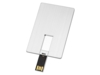 USB-флешка на 16 Гб Card Metal в виде металлической карты (серебристый) 16Gb (Изображение 2)