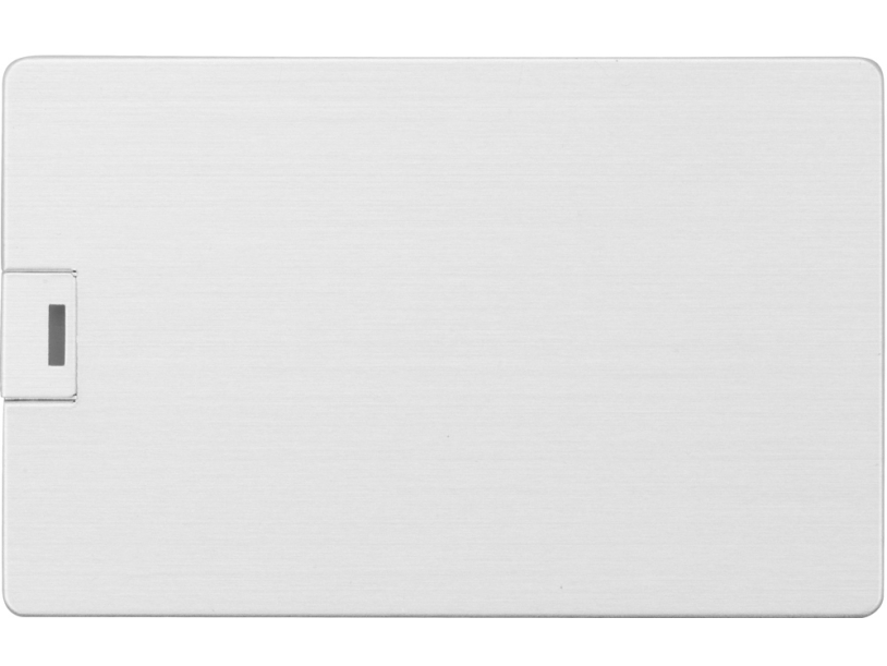 USB-флешка на 16 Гб Card Metal в виде металлической карты (серебристый) 16Gb (Изображение 4)